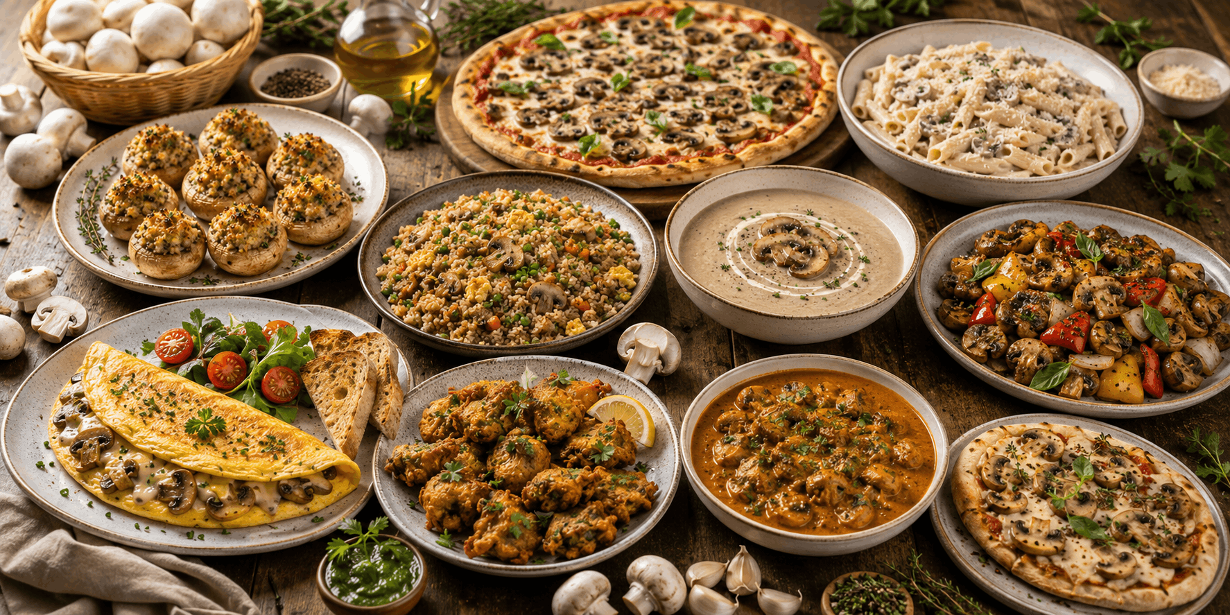 Dr Kurade White Mushroom Recipes